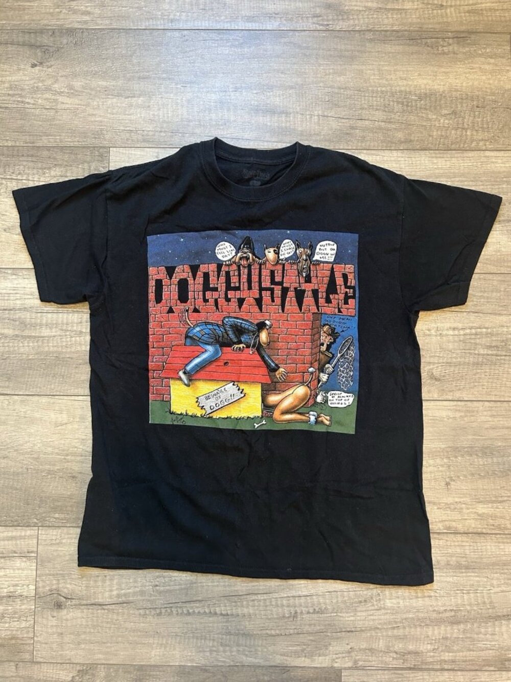 Vintage Snoop Dogg T Shirt Size Medium Doggystyle Album Promo Graphic 90s Y2K - Picture 1 of 8